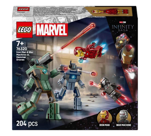 Iron Man ve War Machine, Hammer İnsansız Hava Araçlarına Karşı 76320 Iron Man ve War Machine, Hammer İnsansız Hava Araçlarına Karşı 76320