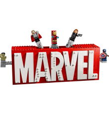 LEGO Marvel MARVEL Logosu ve Minifigürleri 76313