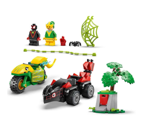 LEGO Marvel Spidey ve İnanılmaz Arkadaşları Spin ve Electro Dinozor Aracı Takibi 11198 LEGO Marvel Spidey ve İnanılmaz Arkadaşları Spin ve Electro Dinozor Aracı Takibi 11198