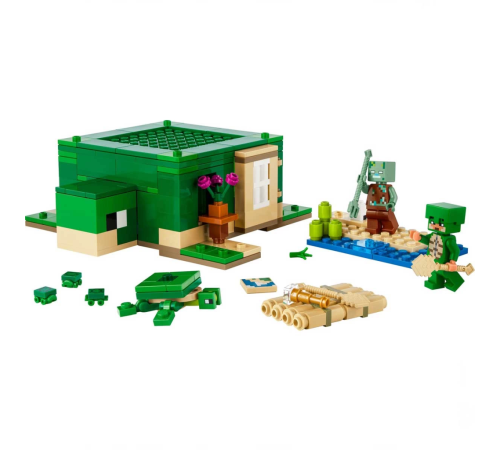 LEGOMinecraftKaplumbağaPlajEvi21254 LEGOMinecraftKaplumbağaPlajEvi21254