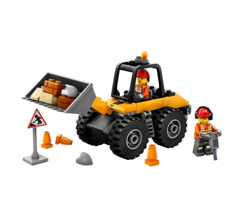LEGO Sarı Tekerlekli İnşaat Yükleyicisi 60450 LEGO Sarı Tekerlekli İnşaat Yükleyicisi 60450
