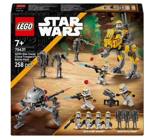 Star Wars: Sith’in İntikamı 327. Star Corps Klon Trooper Savaş Paketi 75431