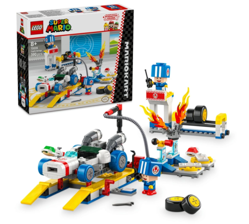 LEGO Super Mario: Mario Kart Toad’un Garajı, Nintendo Karakter Hediyesi 72035