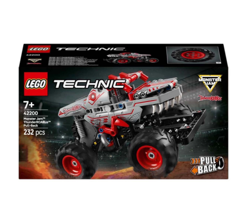 LEGO Technic Monster Jam ThunderROARus Çek-Bırak 42200 LEGO Technic Monster Jam ThunderROARus Çek-Bırak 42200