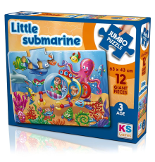 Little Submarine 12 Parça Jumbo Boy Puzzle