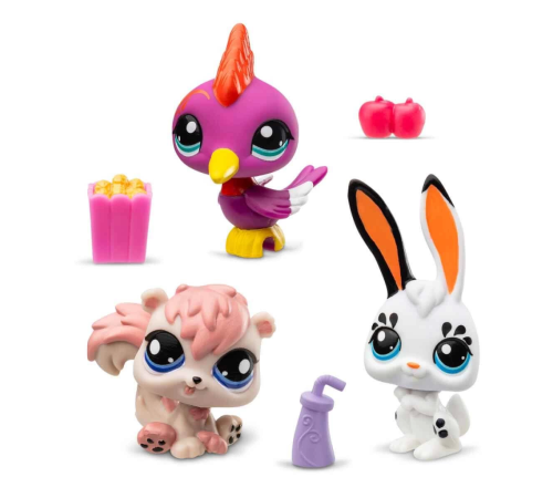 Littlest Pet Shop Minişler 3’lü Figür Seti S2 Littlest Pet Shop Minişler 3’lü Figür Seti S2