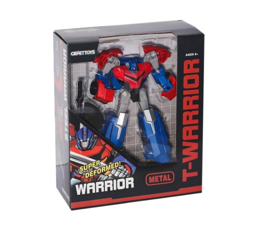 LJ1652 Metal Gövdeli Dönüşebilen Robot -Gepettoys LJ1652 Metal Gövdeli Dönüşebilen Robot -Gepettoys