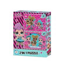 LOL7583 Laço Kids L.O.L. 2'li Puzzle / 35+60 Parça Puzzle