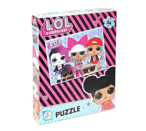 LOL7585 Laço Kids L.O.L. 54 Parça Puzzle LOL7585 Laço Kids L.O.L. 54 Parça Puzzle