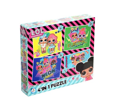 LOL7627 Laço Kids L.O.L. 4'ü1 Kutuda Puzzle / 6+12+16+25 Parça Puzzle LOL7627 Laço Kids L.O.L. 4'ü1 Kutuda Puzzle / 6+12+16+25 Parça Puzzle