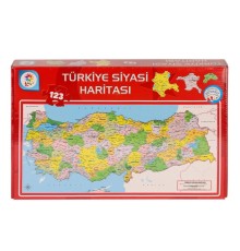LSH002 Siyasi Harita Puzzle -Laçokids