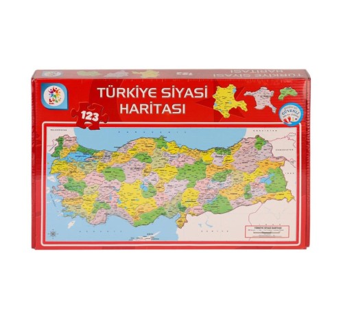 LSH002 Siyasi Harita Puzzle -Laçokids LSH002 Siyasi Harita Puzzle -Laçokids