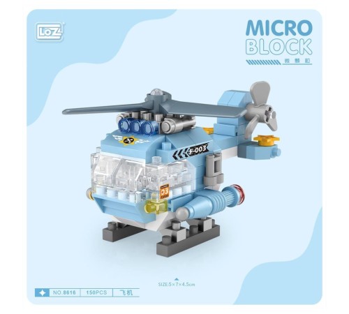 LZ8616 LOZ Helikopter Blok Seti Mini Poşet -Vagon life LZ8616 LOZ Helikopter Blok Seti Mini Poşet -Vagon life
