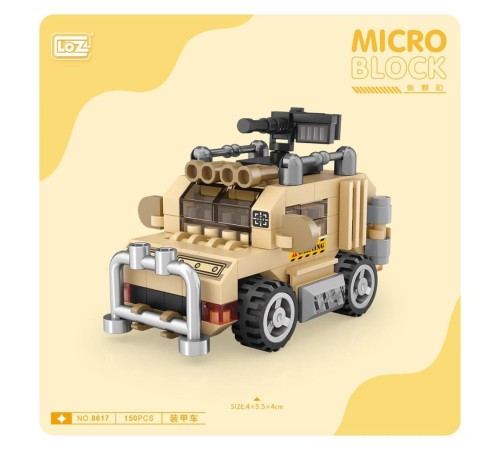 LZ8617 LOZ Tank Blok Seti Mini Poşet- Vagon life LZ8617 LOZ Tank Blok Seti Mini Poşet- Vagon life