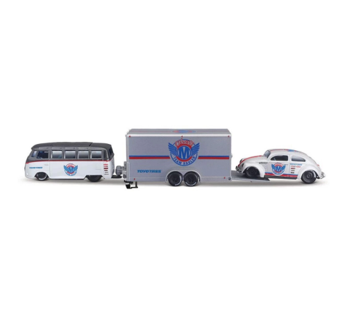 Maisto 1/64 Design Seri Yarış Takımı Römork ve Araç Set Maisto 1/64 Design Seri Yarış Takımı Römork ve Araç Set