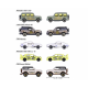 Majorette CastHeads Track Racer 5'li