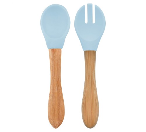 Mama Kaşığı ve Çatal Seti Mineral Blue