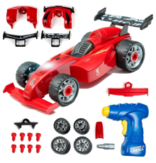 Matkaplı Formula F1 Araba Modifiye Seti Sesli Işıklı Sök Tak