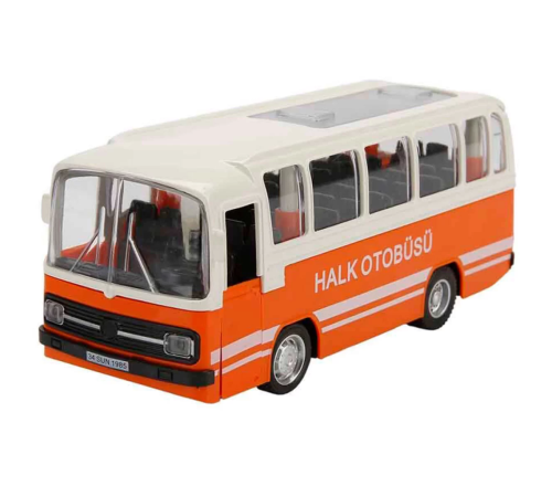Maxx Wheels Sesli ve Işıklı Nostaljik Halk Otobüsü 15 cm Maxx Wheels Sesli ve Işıklı Nostaljik Halk Otobüsü 15 cm