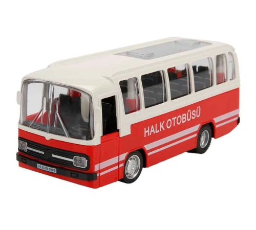 Maxx Wheels Sesli ve Işıklı Nostaljik Halk Otobüsü 15 cm Maxx Wheels Sesli ve Işıklı Nostaljik Halk Otobüsü 15 cm
