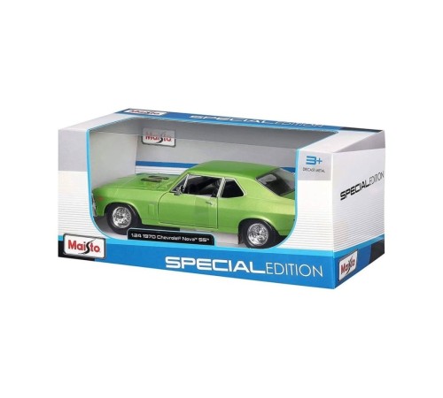 MAY 31262 1:24 Maisto Chevrolet Nova Ss 1970 Model Araba -Necotoys MAY 31262 1:24 Maisto Chevrolet Nova Ss 1970 Model Araba -Necotoys