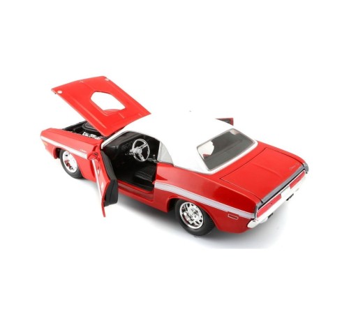 MAY 31263 1970 Dodge Challenger RT Coupe 1:24 Model Araba -Necotoys MAY 31263 1970 Dodge Challenger RT Coupe 1:24 Model Araba -Necotoys