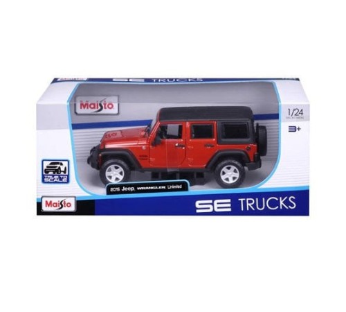 MAY 31268 2015 Jeep Wrangler Unlimited 1:24 -Necotoys MAY 31268 2015 Jeep Wrangler Unlimited 1:24 -Necotoys