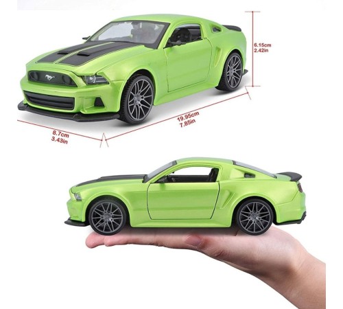 MAY 31506 2014 Ford Mustang Street Racer 1:24 Model Araba -Necotoys MAY 31506 2014 Ford Mustang Street Racer 1:24 Model Araba -Necotoys