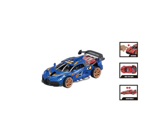 MG-D500-04-06 Sesli ve Işıklı Sürtmeli Spor Araba MG-D500-04-06 Sesli ve Işıklı Sürtmeli Spor Araba
