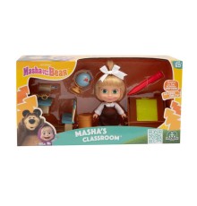 MHA07000 Maşa ve Koca 12cm Masha ve Okul Oyun Seti
