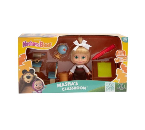 MHA07000 Maşa ve Koca 12cm Masha ve Okul Oyun Seti MHA07000 Maşa ve Koca 12cm Masha ve Okul Oyun Seti