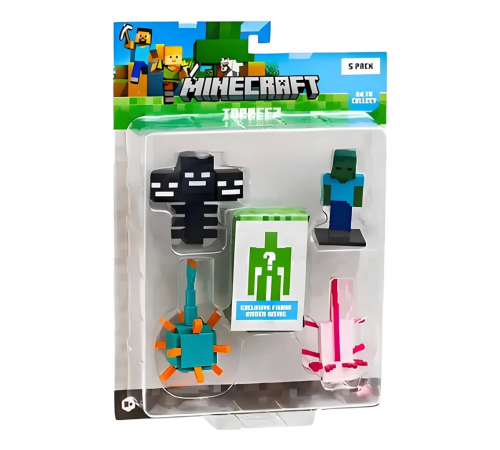 Minecraft 3D Figür Toppeez 5'li Minecraft 3D Figür Toppeez 5'li
