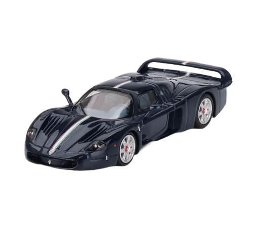 Mini Gt 1/64 BBR Maserati MC12 Stradale Blue Metallic w/ Stripe Mini Gt 1/64 BBR Maserati MC12 Stradale Blue Metallic w/ Stripe