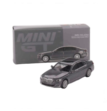 Mini GT 1:64 BMW 750Li xDrive Bernina Grey Amber Effect