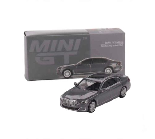 Mini GT 1:64 BMW 750Li xDrive Bernina Grey Amber Effect Mini GT 1:64 BMW 750Li xDrive Bernina Grey Amber Effect