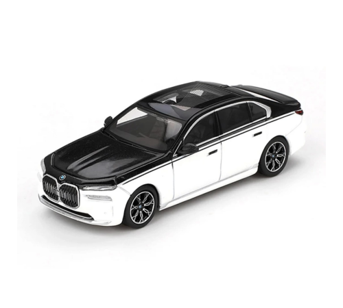 Mini GT 1/64 BMW i7 xDrive60 Alpine White / Black Sapphire - Blister Paket Mini GT 1/64 BMW i7 xDrive60 Alpine White / Black Sapphire - Blister Paket