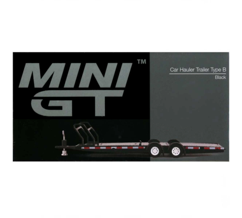 Mini GT 1/64 Car Hauler Trailer Black MGTAC19 Mini GT 1/64 Car Hauler Trailer Black MGTAC19