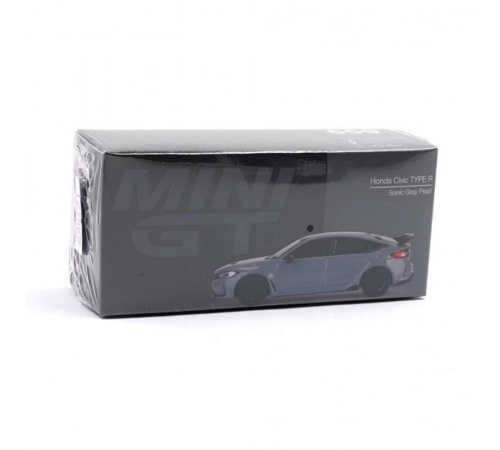 Mini Gt 1:64 Honda Civic Type R Sonic Gray Pearl Mini Gt 1:64 Honda Civic Type R Sonic Gray Pearl
