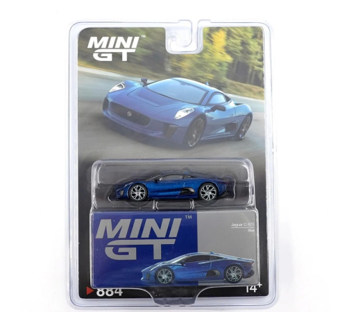 Mini GT 1/64 Jaguar C-X75 Blue