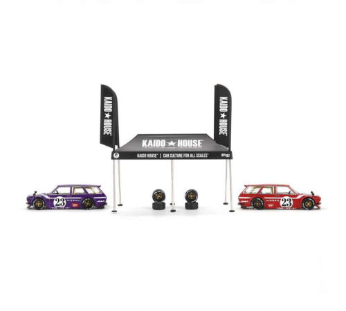Mini GT 1:64 Kaido House Tent V1 Mini GT 1:64 Kaido House Tent V1