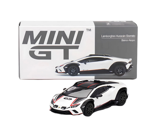Mini GT 1/64 Lamborghini Huracán Sterrato Bianco Asopo Mini GT 1/64 Lamborghini Huracán Sterrato Bianco Asopo