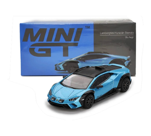 Mini GT 1/64 Lamborghini Huracán Sterrato Blu Aegir Mini GT 1/64 Lamborghini Huracán Sterrato Blu Aegir