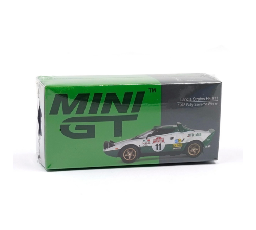 Mini Gt 1/64 Lancia Stratos HF 1975 Rally Sanmero Winner Mini Gt 1/64 Lancia Stratos HF 1975 Rally Sanmero Winner