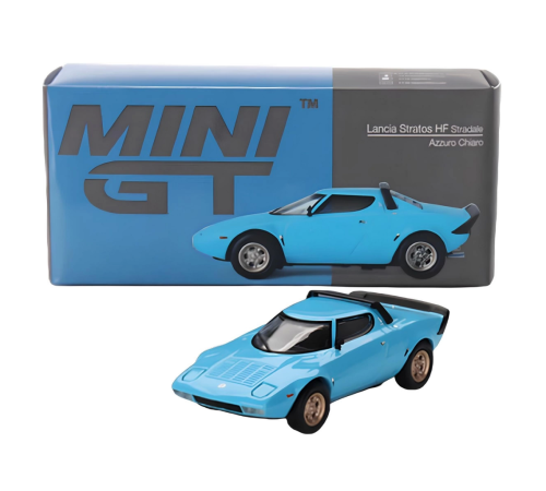 Mini GT 1/64 Lancia Stratos HF Stradale Azzuro Chiaro MGT00624 Mini GT 1/64 Lancia Stratos HF Stradale Azzuro Chiaro MGT00624