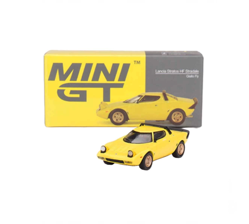 Mini GT 1/64 Lancia Stratos HF Stradale Giallo Fly Mini GT 1/64 Lancia Stratos HF Stradale Giallo Fly