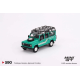 Mini GT 1/64 Land Rover Defender 110 1985 County Station Wagon Trident Green