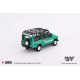 Mini GT 1/64 Land Rover Defender 110 1985 County Station Wagon Trident Green