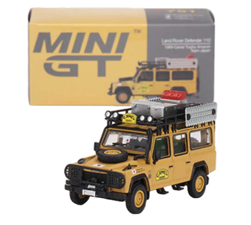 Mini GT 1/64 Land Rover Defender 110 1989 Camel Trophy Amazon Team Japan Mini GT 1/64 Land Rover Defender 110 1989 Camel Trophy Amazon Team Japan