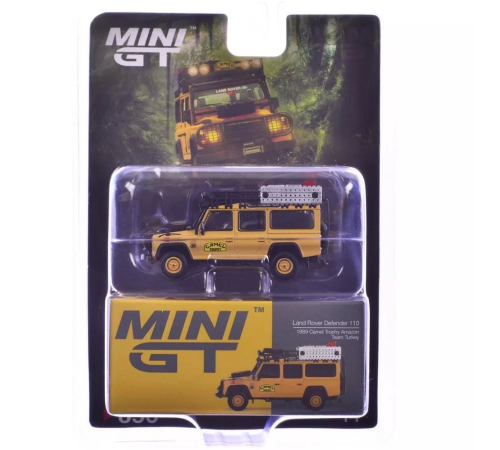 Mini Gt 1/64 Land Rover Defender 110 1989 Camel Trophy Turkey Mini Gt 1/64 Land Rover Defender 110 1989 Camel Trophy Turkey