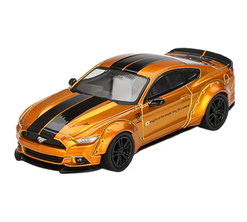 Mini GT 1/64 LB-WORKS FORD MUSTANG LB Gold Mini GT 1/64 LB-WORKS FORD MUSTANG LB Gold